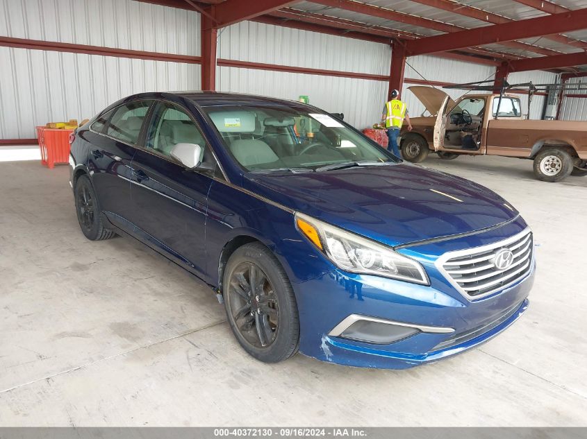 2016 Hyundai Sonata Se VIN: 5NPE24AFXGH285801 Lot: 40372130