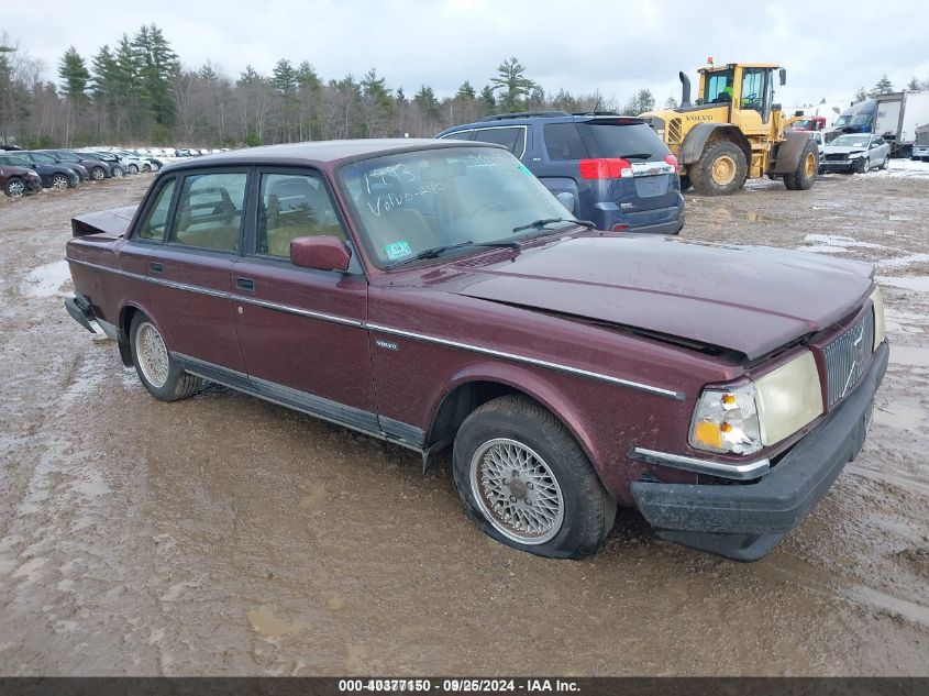 1993 Volvo 240 VIN: YV1AS8804P1488031 Lot: 40377150