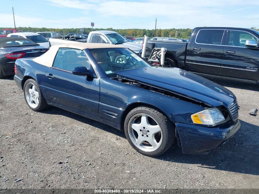 2000 Mercedes-Benz Sl 500 VIN: WDBFA68F3YF190158 Lot: 40389468