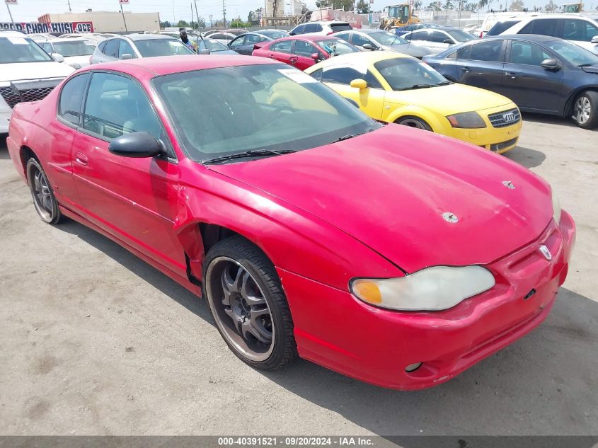 2004 Chevrolet Monte Carlo Ss VIN: 2G1WX12K149250670 Lot: 40391521