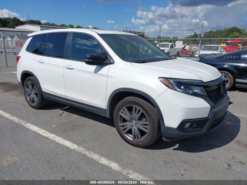 2021 Honda Passport 2Wd Ex-L VIN: 5FNYF7H56MB002742 Lot: 40398538