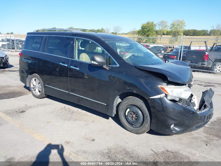 2014 Nissan Quest Sl VIN: JN8AE2KP0E9107441 Lot: 40401764