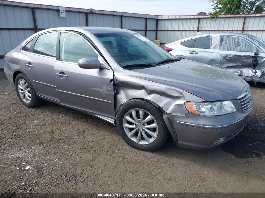 2007 Hyundai Azera Se/Limited VIN: KMHFC46F27A226898 Lot: 40407171