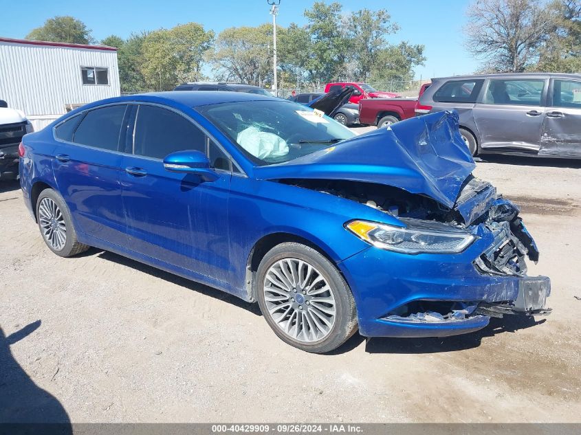 2017 Ford Fusion Se VIN: 3FA6P0T98HR264407 Lot: 40429909