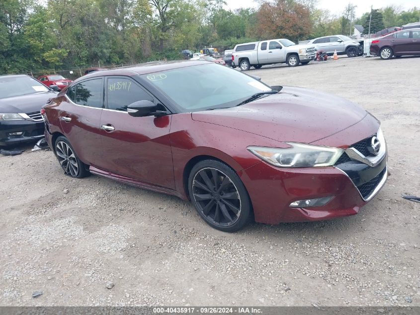 2016 Nissan Maxima 3.5 Sr VIN: 1N4AA6AP4GC431889 Lot: 40435917