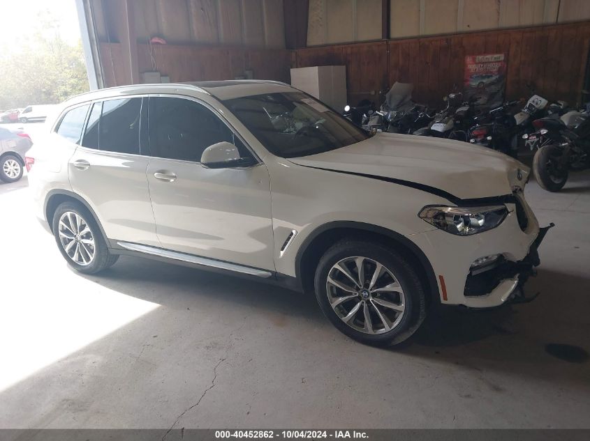 2019 BMW X3 xDrive30I VIN: 5UXTR9C55KLE16806 Lot: 40452862