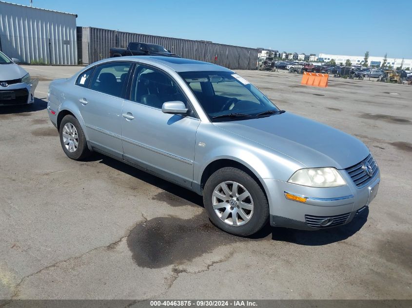 2002 Volkswagen Passat Gls VIN: WVWPD63B32P444258 Lot: 40463875