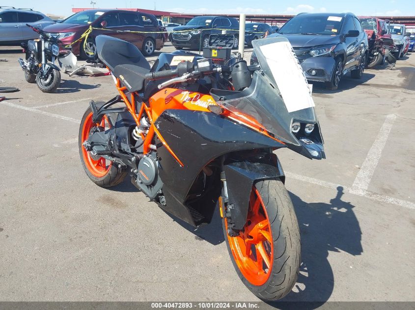 2017 Ktm 390 Duke VIN: MD2JYJ401HC285549 Lot: 40472893