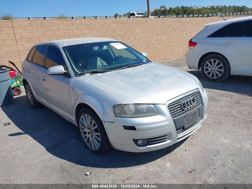 2006 Audi A3 2.0 Premium VIN: WAUNF78P86A189723 Lot: 40482820