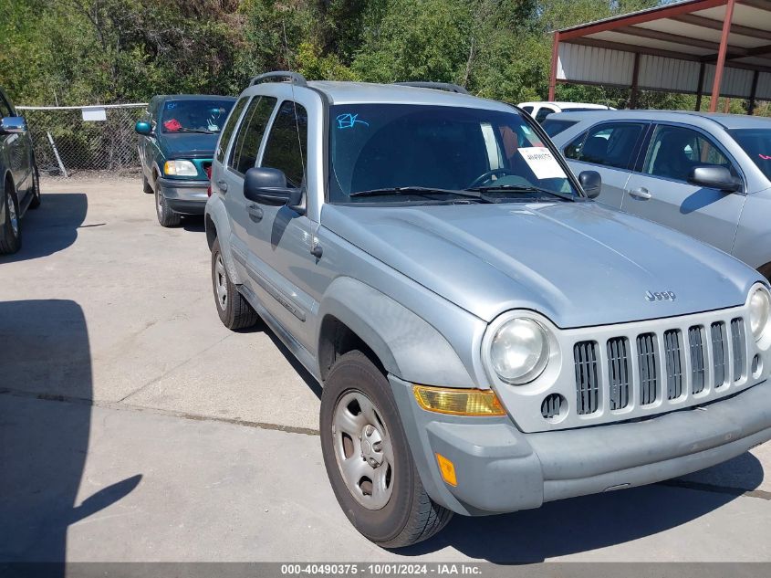 2007 Jeep Liberty Sport VIN: 1J8GL48K97W517266 Lot: 40490375