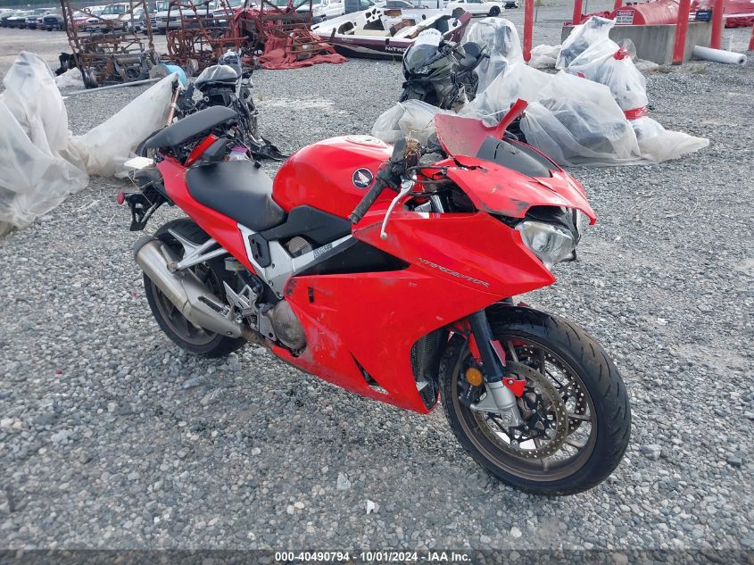 2014 Honda Vfr800 F VIN: JH2RC7911EK000658 Lot: 40490794