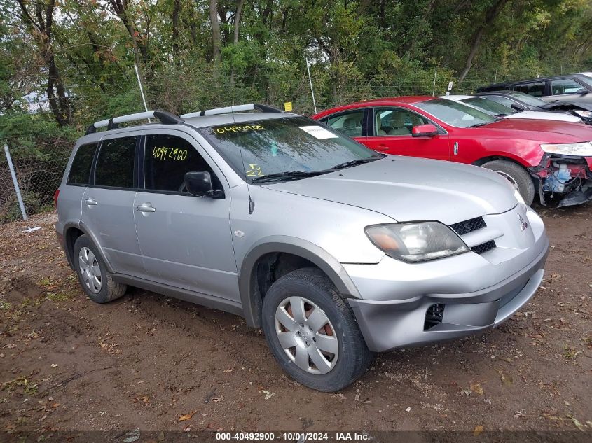 2003 Mitsubishi Outlander Ls VIN: JA4LX31G03U077643 Lot: 40492900