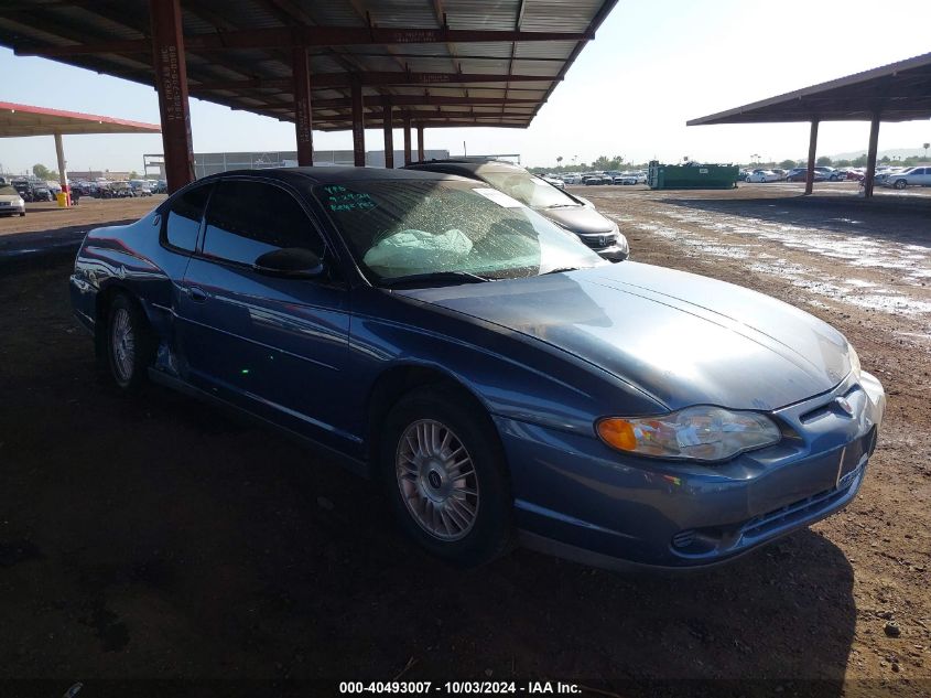 2000 Chevrolet Monte Carlo Ls VIN: 2G1WW12E5Y9383256 Lot: 40493007