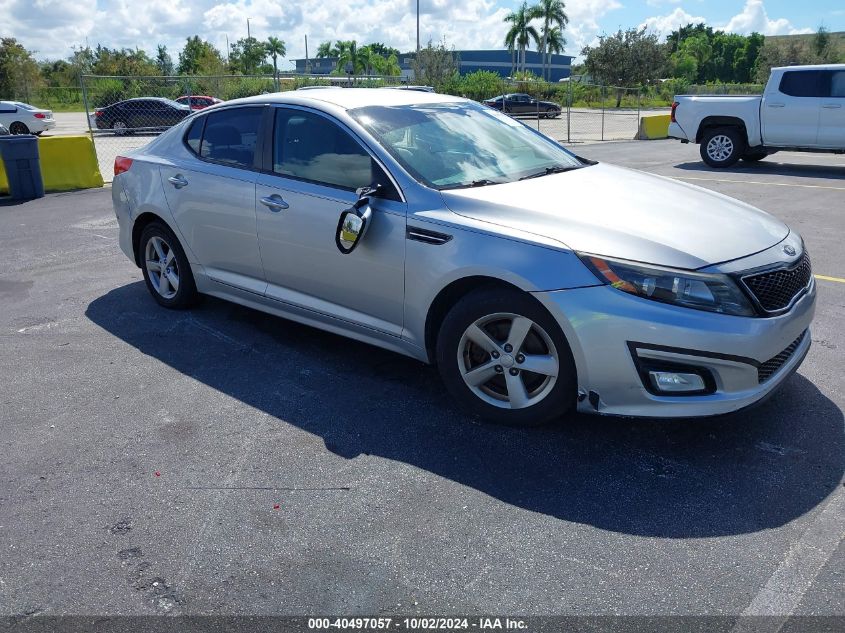 2014 Kia Optima Lx VIN: 5XXGM4A75EG263824 Lot: 40497057