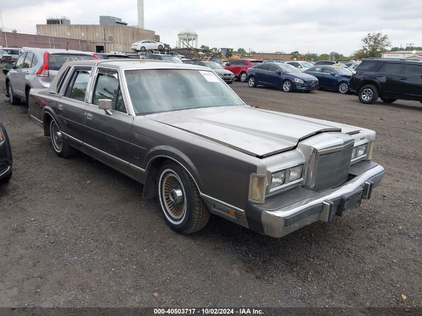 1988 Lincoln Town Car Cartier VIN: 1LNBM83F3JY675710 Lot: 40503717