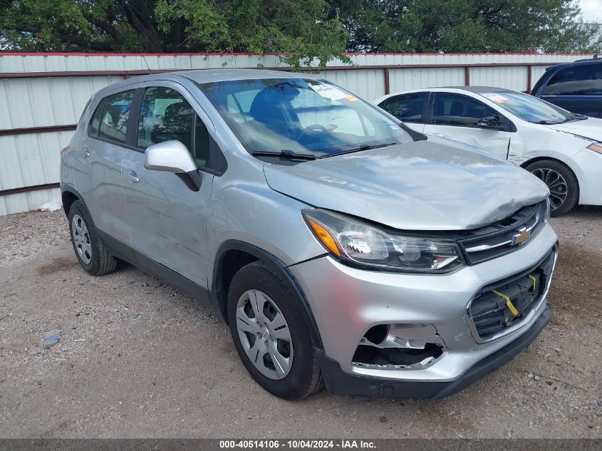 2017 Chevrolet Trax Ls VIN: 3GNCJKSB8HL188387 Lot: 40514106