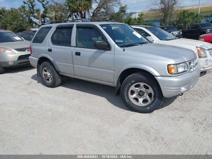 2001 Isuzu Rodeo Ls 3.2L V6/Lse 3.2L V6/S 3.2L V6 VIN: 4S2CK58W414340330 Lot: 40542931