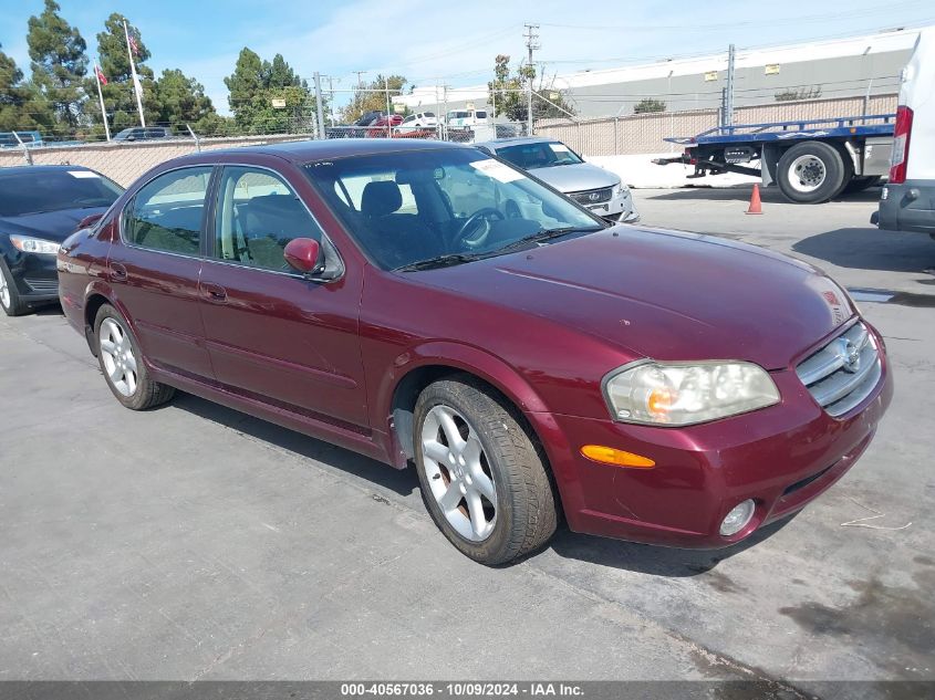 2002 Nissan Maxima Gle/Gxe/Se VIN: JN1DA31DX2T411993 Lot: 40567036