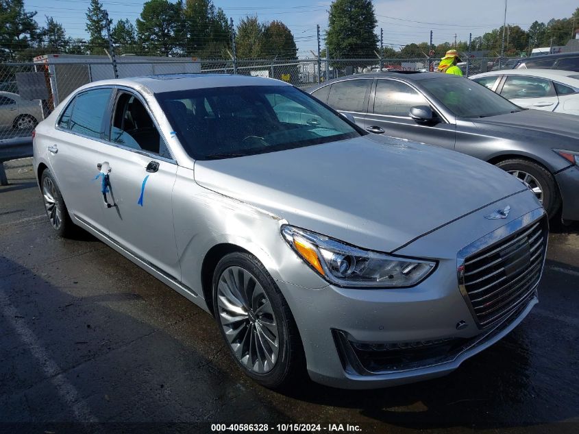 2017 Genesis G90 3.3T Premium VIN: KMHG34JA5HU025576 Lot: 40586328