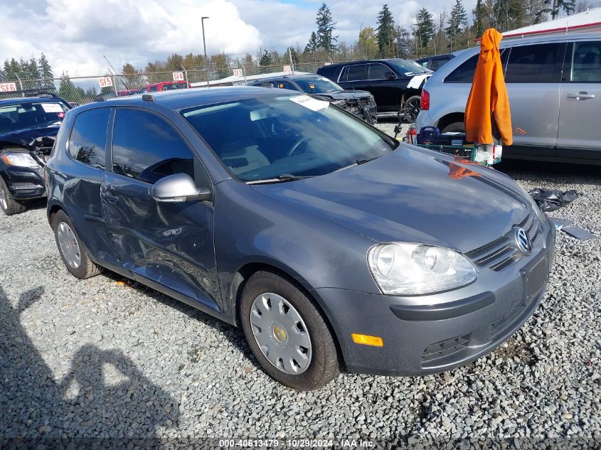 2007 Volkswagen Rabbit 2-Door VIN: WVWAR71K37W175479 Lot: 40613479