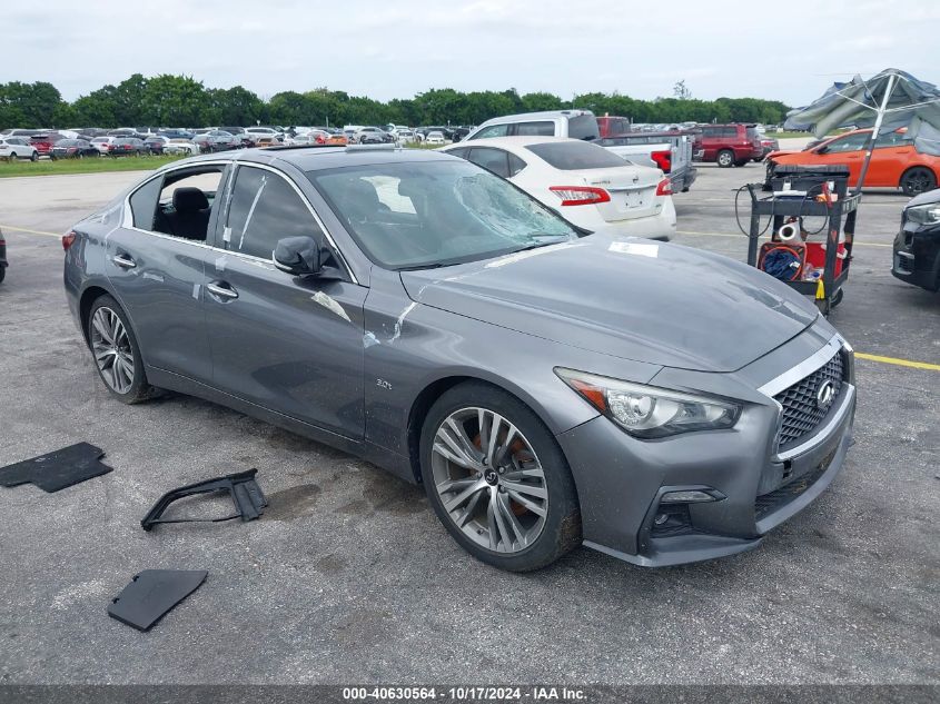 2018 Infiniti Q50 3.0T Sport VIN: JN1EV7AR9JM441247 Lot: 40630564