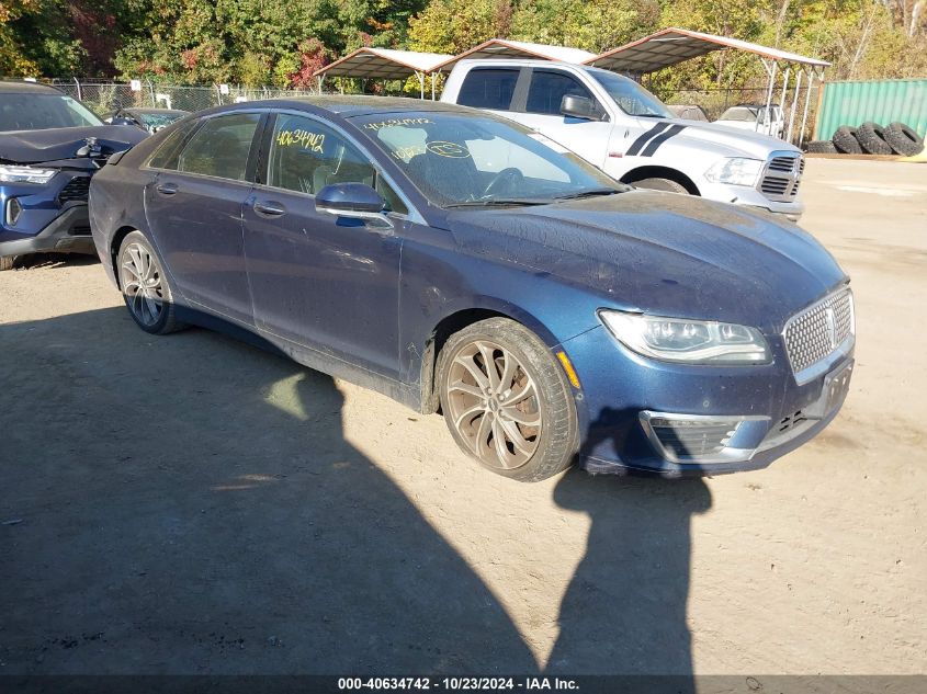 2017 Lincoln Mkz Reserve VIN: 3LN6L5FCXHR611239 Lot: 40634742