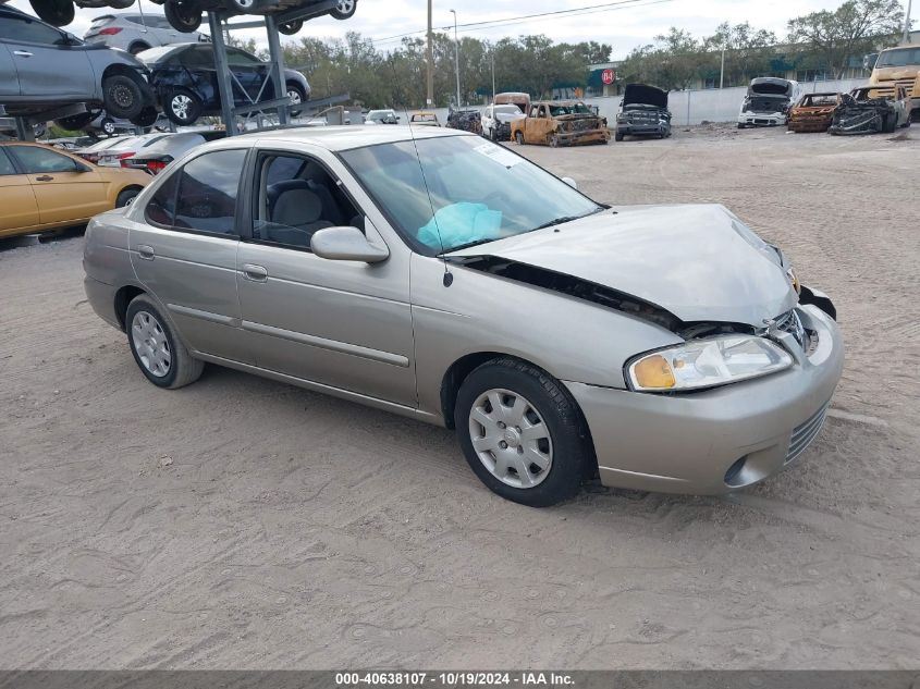 2000 Nissan Sentra Xe/Gxe VIN: 3N1CB51D3YL338273 Lot: 40638107