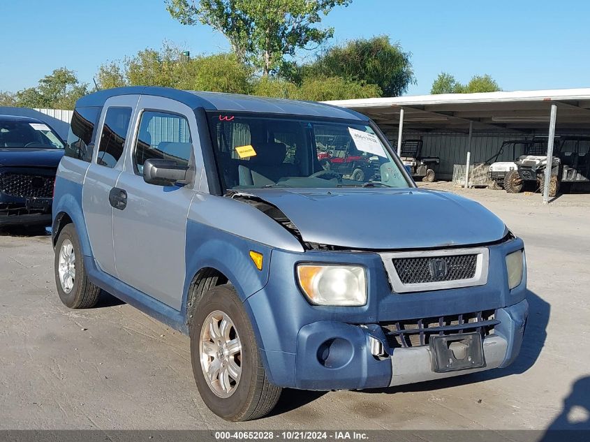 2006 Honda Element Ex VIN: 5J6YH18606L010541 Lot: 40652028