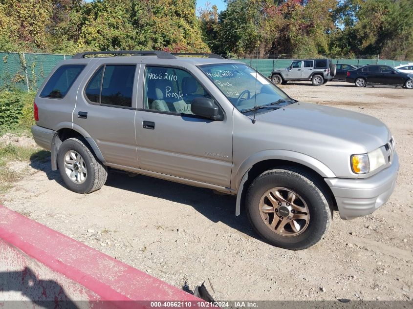 2004 Isuzu Rodeo S 3.2L V6 VIN: 4S2CK58W844309926 Lot: 40662110