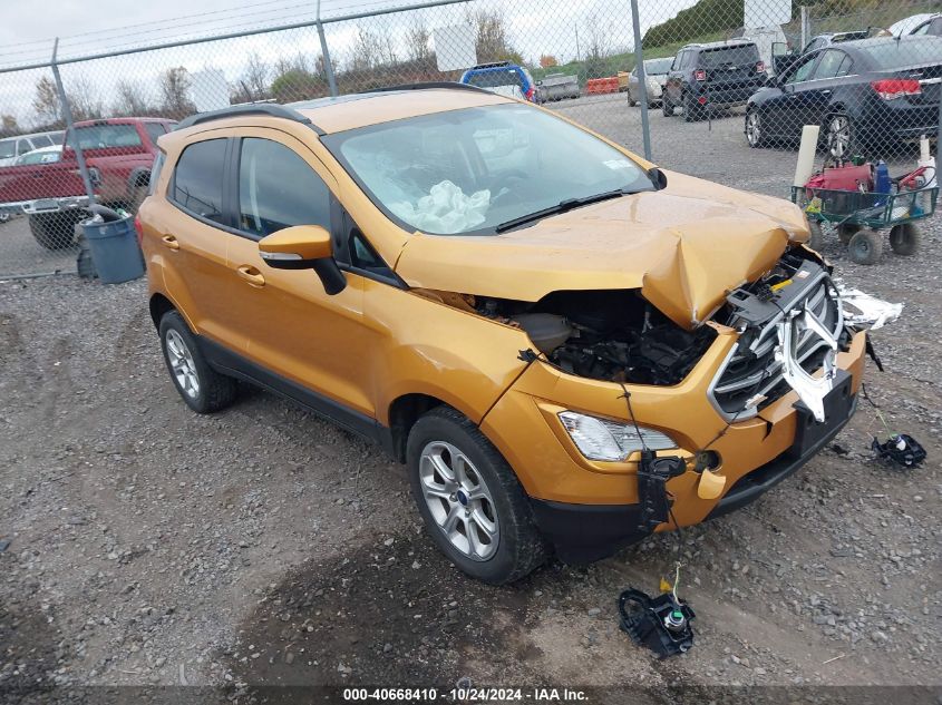 2022 Ford Ecosport Se VIN: MAJ6S3GL0NC458302 Lot: 40668410