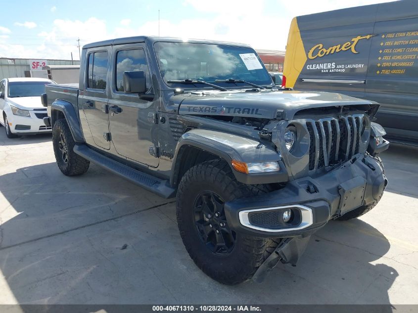 2021 Jeep Gladiator Texas Trail 4X4 VIN: 1C6HJTAG6ML559352 Lot: 40671310