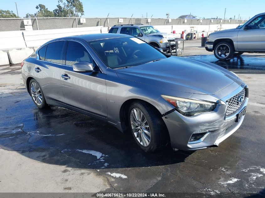 2019 Infiniti Q50 3.0T Luxe VIN: JN1EV7AP0KM511704 Lot: 40675621