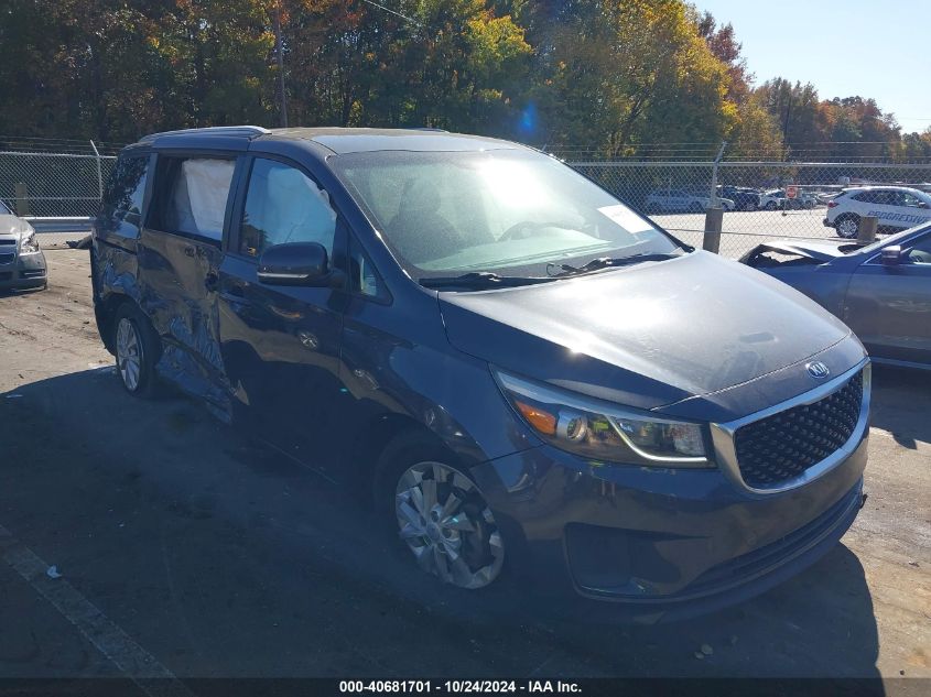 2016 Kia Sedona Lx VIN: KNDMB5C10G6107148 Lot: 40681701