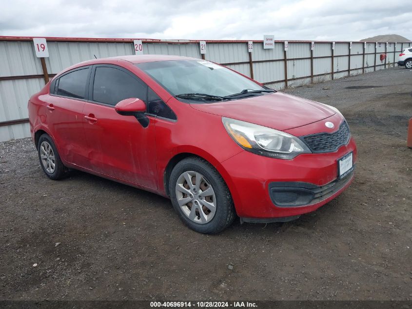 2014 Kia Rio Lx VIN: KNADM4A31E6389027 Lot: 40696914