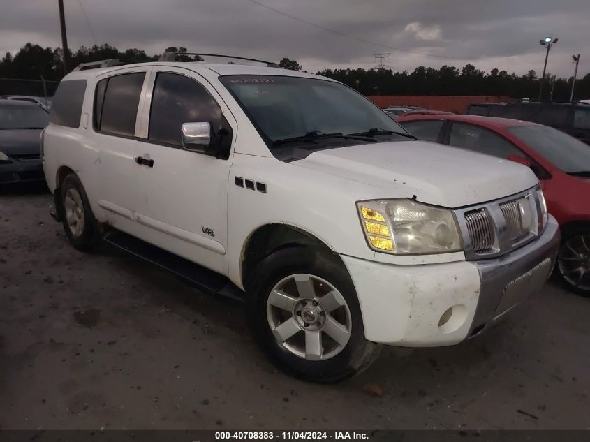 2006 Nissan Armada Le VIN: 5N1AA08A06N730660 Lot: 40708383