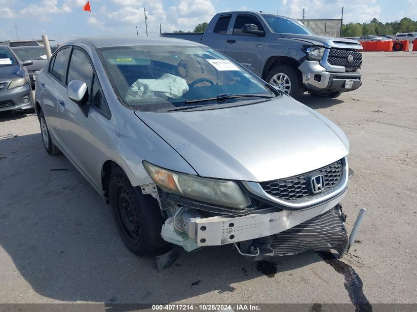 2013 Honda Civic Lx VIN: 2HGFB2F59DH300271 Lot: 40717214