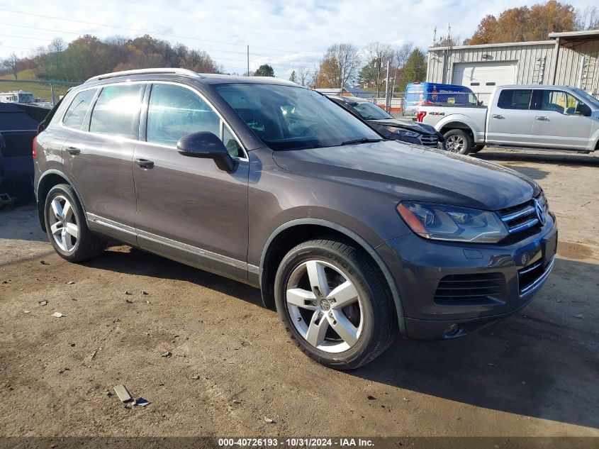 2013 Volkswagen Touareg Vr6 Lux VIN: WVGEF9BP4DD005702 Lot: 40726193