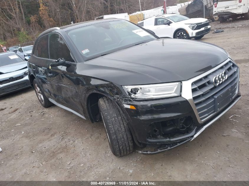 2018 Audi Q5 2.0T Premium/2.0T Tech Premium VIN: WA1ANAFY6J2179038 Lot: 40726969