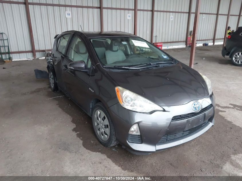 2013 Toyota Prius C One VIN: JTDKDTB30D1058860 Lot: 40727847