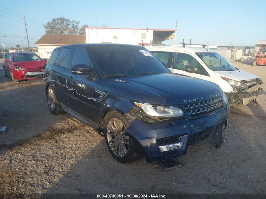 2014 Land Rover Range Rover Sport 3.0L V6 Supercharged Hse VIN: SALWR2WF2EA373431 Lot: 40736951