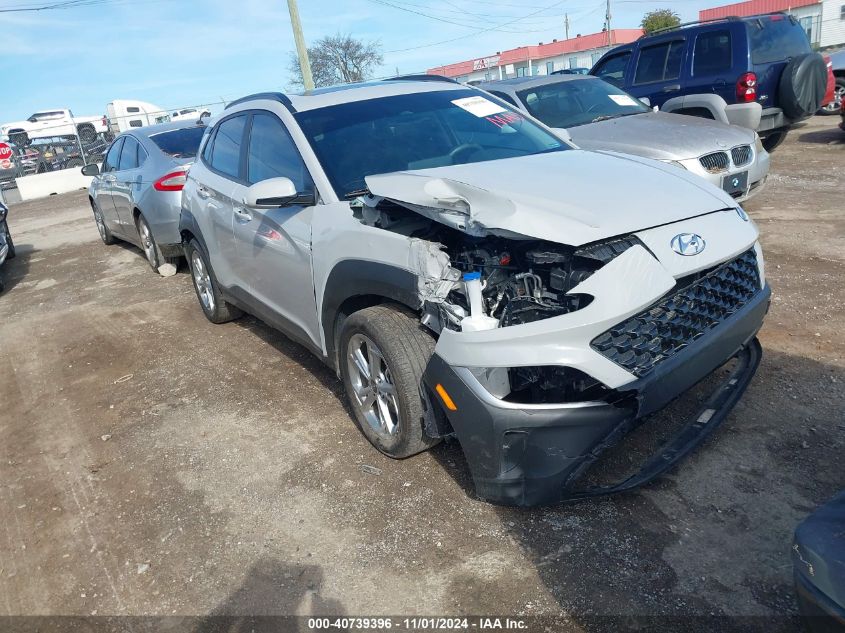 2022 Hyundai Kona Sel VIN: KM8K32AB0NU895142 Lot: 40739396