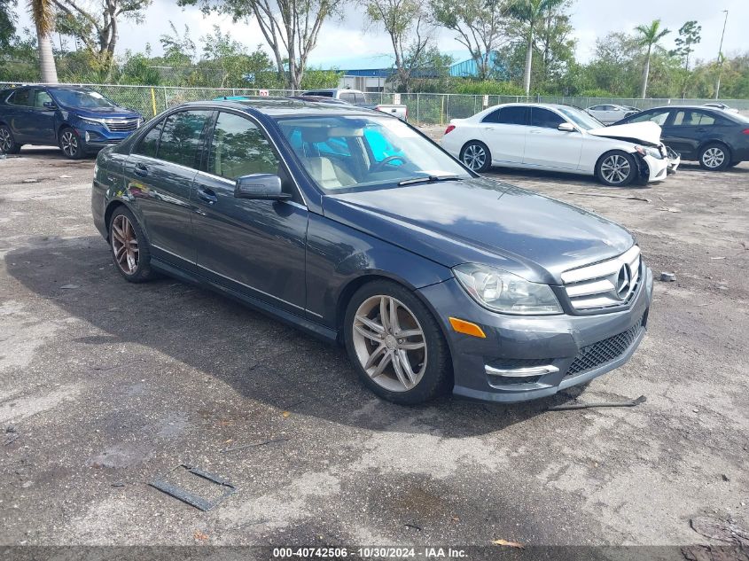 2013 Mercedes-Benz C 250 Luxury/Sport VIN: WDDGF4HBXDR275487 Lot: 40742506