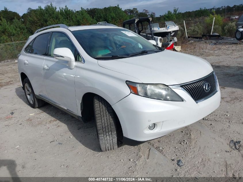 2012 Lexus Rx 350 VIN: 2T2BK1BA8CC151141 Lot: 40748732