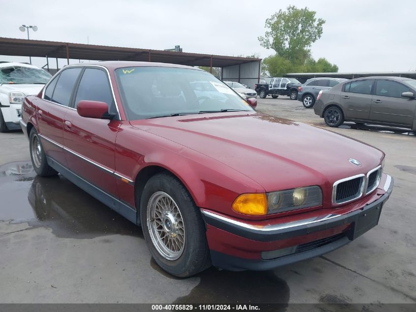 1998 BMW 740Ia VIN: WBAGF8322WDL53816 Lot: 40755829