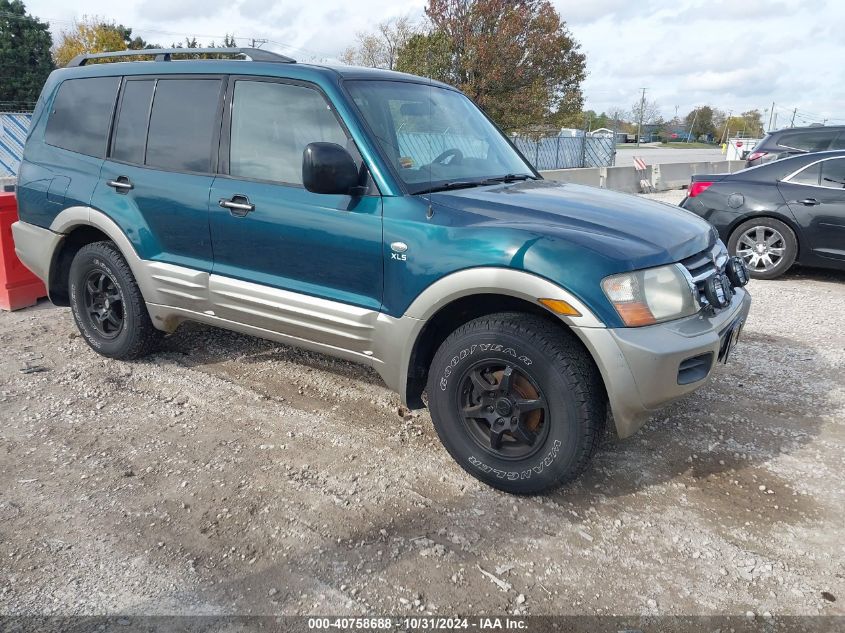 2002 Mitsubishi Montero Xls VIN: JA4MW31RX2J003476 Lot: 40758688