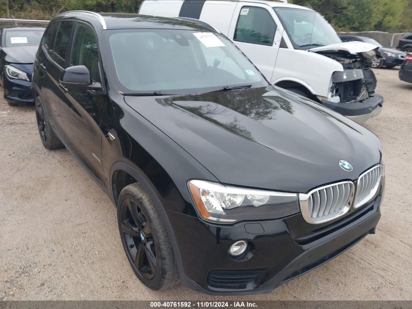 2017 BMW X3 xDrive28I VIN: 5UXWX9C35H0W80200 Lot: 40761592