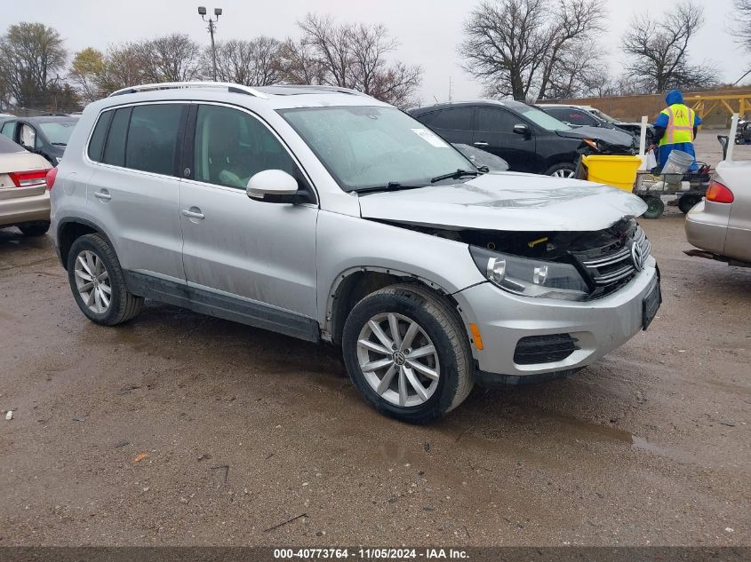 2017 Volkswagen Tiguan 2.0T Wolfsburg Edition VIN: WVGRV7AX7HK016768 Lot: 40773764