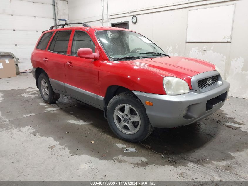 2003 Hyundai Santa Fe Gls/Lx VIN: KM8SC73EX3U490939 Lot: 40778939