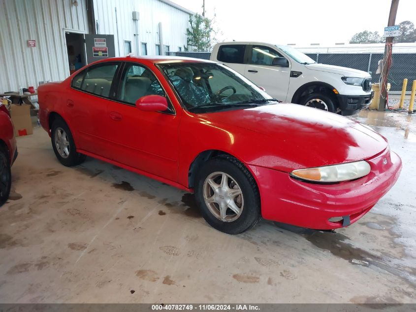 2001 Oldsmobile Alero Gl1 VIN: 1G3NL52T91C232386 Lot: 40782749