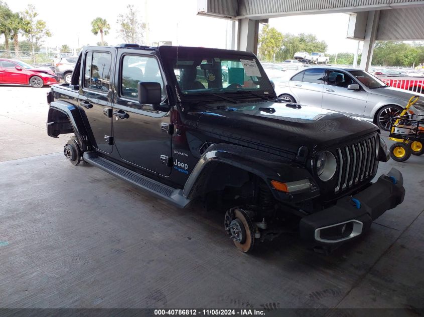 2022 Jeep Wrangler 4Xe Unlimited Sahara 4X4 VIN: 1C4JJXP69NW270904 Lot: 40786812